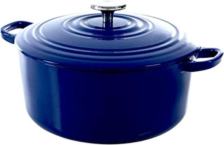 Actual product image BK Bourgogne Braadpan 28 cm Royal Blue (28 cm, Casserole + Stewpot, Cast iron)