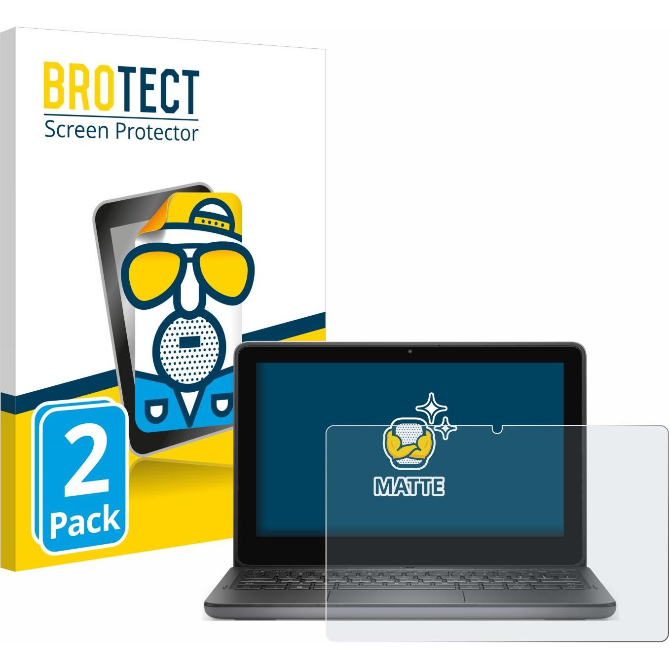 BROTECT Entspiegelungs-Schutzfolie Displayschutz Matt (11.60"), Notebook Schutzfolie