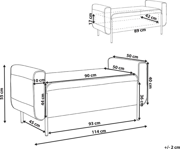 Produktbild Beliani Lewes (114 cm)