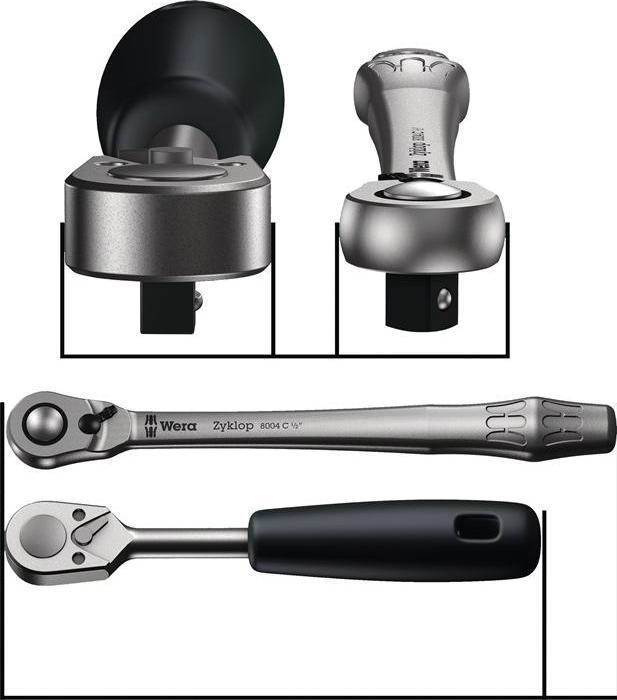 Actual product image Wera 8003 A Zyklop Metal Ratchet (1/4")