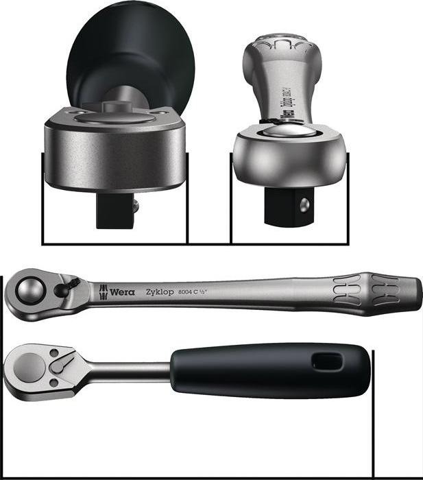 Actual product image Wera 8003 A Zyklop Metal Ratchet (1/4")