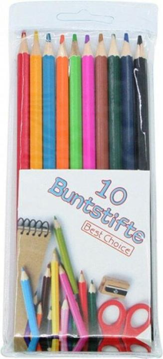 Produktbild Best Choice Buntstifte 10er Pack angespitzt i.Polybeutel 19cm (10 x)