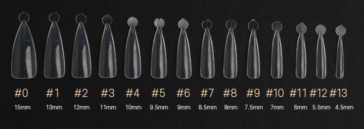 Produktbild Summer Peach Danjinail Stiletto Dual Tip 130 pcs