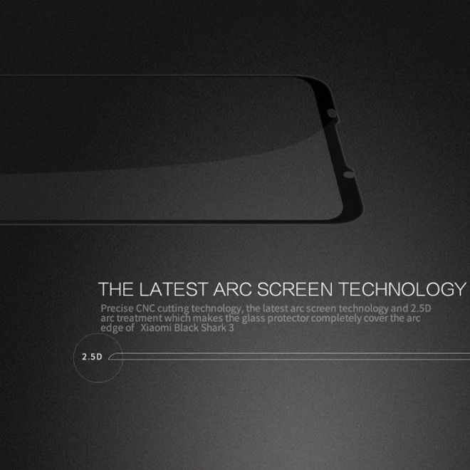 Actual product image Nillkin CP+ Pro protective glass screen protector (1 Piece, Xiaomi Black Shark 3)