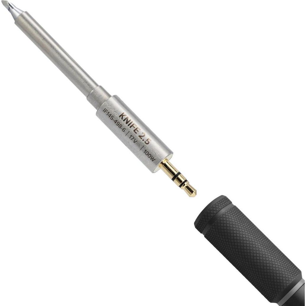 iFixit Power Series Soldering Iron Tip – messerförmig 2.5 (Punta di saldatura), Accessori per saldatore, Argento
