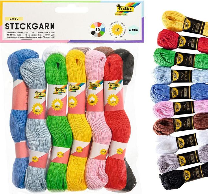 Actual product image Folia Embroidery thread (40 m)