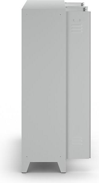 Immagine prodotto Wolf Armadietto in acciaio con piedini a perno, scompartimenti alti come un armadio (120 cm, 185 cm)