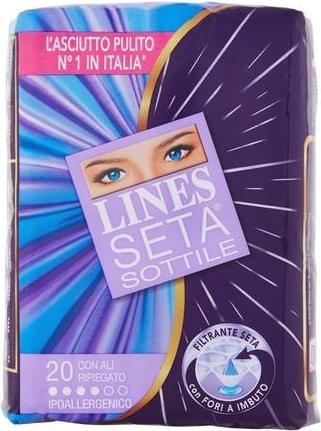 Produktbild S-Line Lines Seta Sottile Ali X 20 (Haargummi Set)