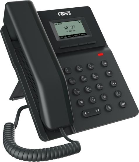 Produktbild Fanvil V50P IP-Telefon mit 2,3-Zoll-Display, 2 Ports PoE 10/100, Freisprecheinrichtung, kompatibel m