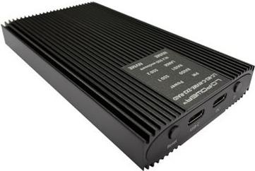 Actual product image LC-Power LC-M2-C-NVME-2X2-RAID USB-C housing for NVMe-M.2 retail (M.2 2280)