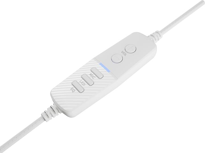 Produktbild Genesis Gaming headset with microphone NEON 764/7.1/USB/Wire/Stand/White (Kabelgebunden)