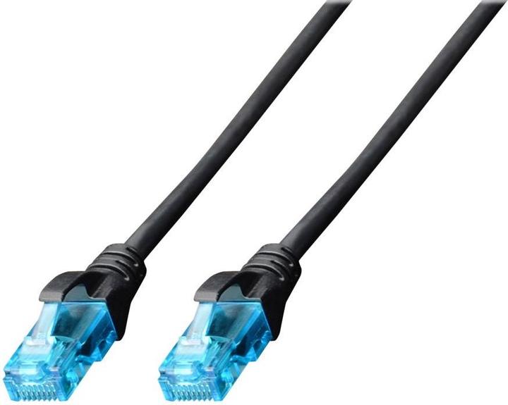 Immagine prodotto Digitus Cavo patch CAT5e U-UTP, 3m, SW (U/UTP, CAT5e, 3 m)