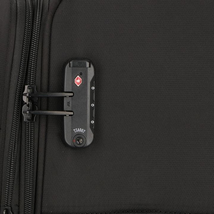 Actual product image D&N Travel Line 9704 4-wheel trolley M 68 cm with expansion fold (75 l, M (50 - 90l))