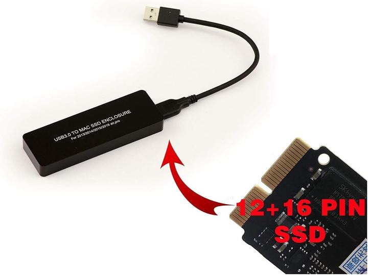 Produktbild Kalea-informatique Mac SSD Gehäusekonverter