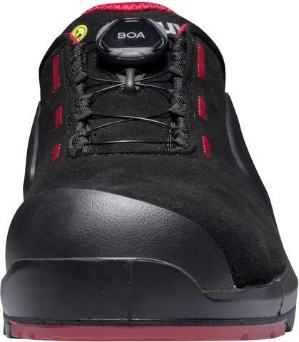 Produktbild Uvex Safety 1 support Halbschuhe S3 65673 schwarz, rot Weite 12 GrÃ¶ÃŸe 38 (S3, 38)