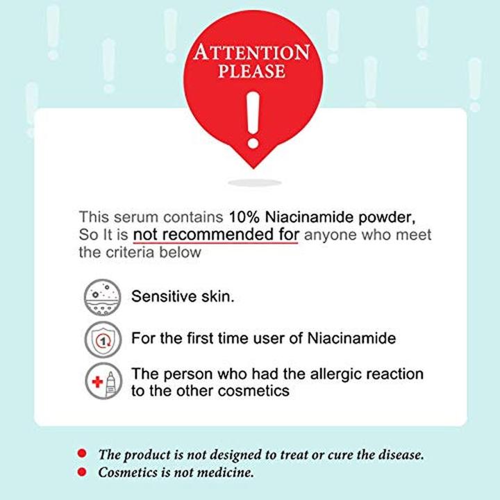 Actual product image Cos de Baha Niacinamide 10% Serum 30ml - Tightens Pores and Reduces Wrinkles (30 ml)