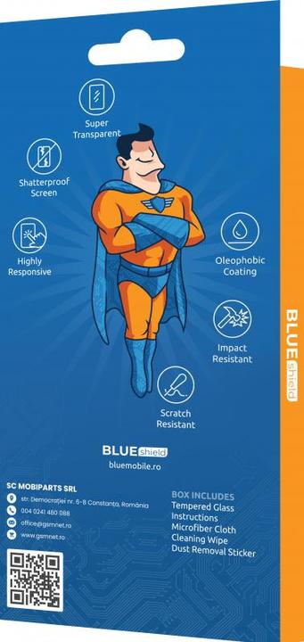 Produktbild Tanius Front Cover Clear Screen Protector Blue Shield für iPhone 12 Pro Max, Transparent (Apple iPhone 12 Pro Max)