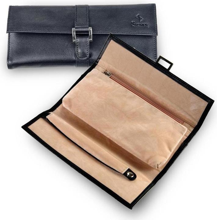 Immagine prodotto Sacher 1011.010443 - Rotolo gioielli nuovo classico in pelle nera