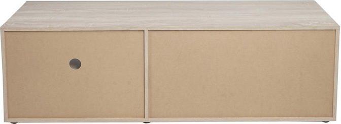 Immagine prodotto Mendler Porta TV HWC-L33, legno 43x140x41cm vano portaoggetti, aspetto quercia, bianco
