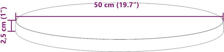 Produktbild VidaXL Edgar (50 x 2,5 cm)