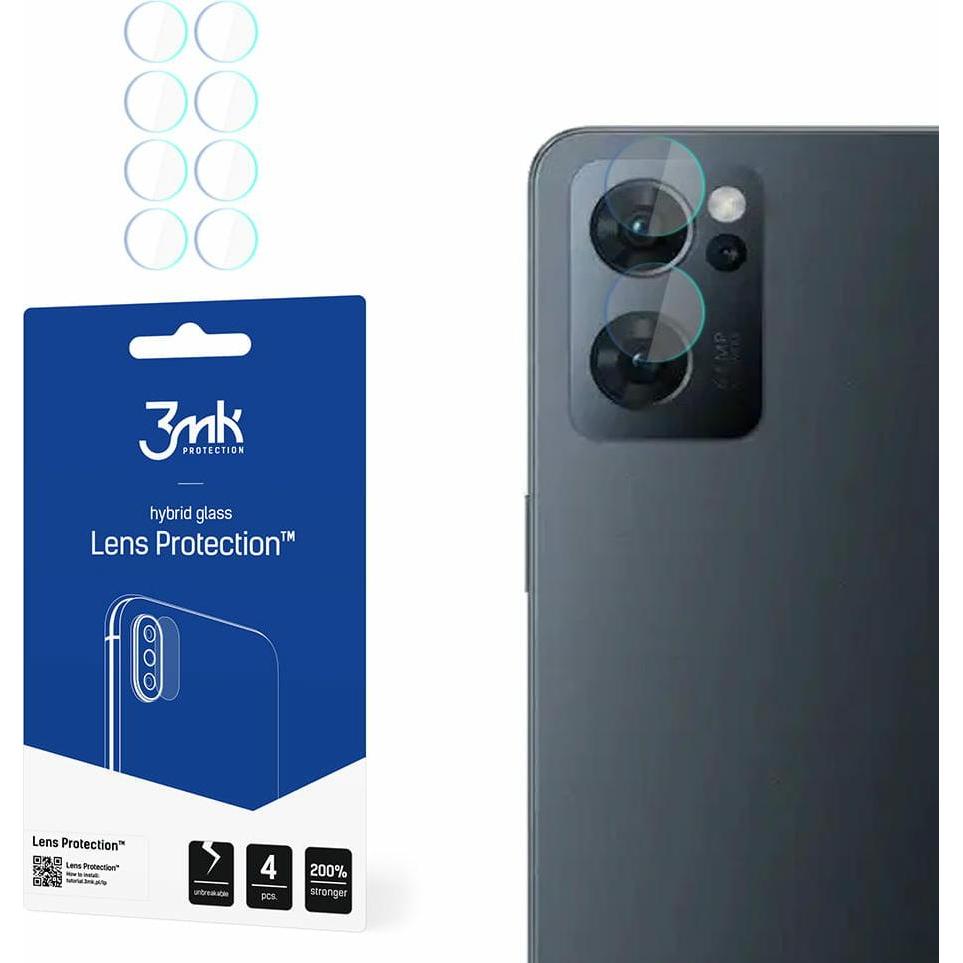Thumbnail - 3MK Lens Protect Oppo Reno 7 5G Ochrona na obiektyw aparatu 4szt (1 Stück, Oppo Reno 7 5G), Smartphone Schutzfolie