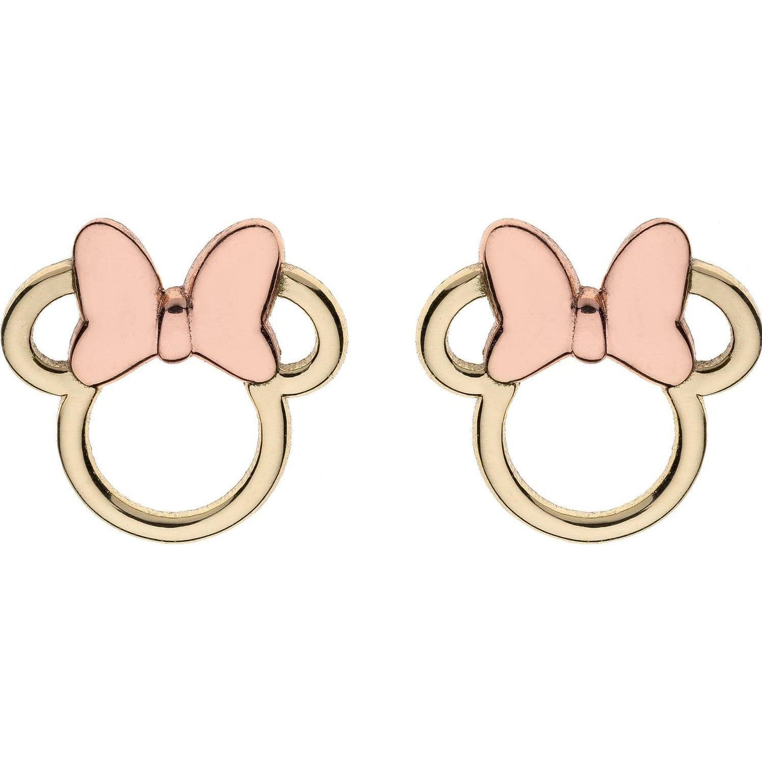 Disney, Ohrringe, Jewelry Ohrstecker Mickey Mouse, (375er Gelbgold)