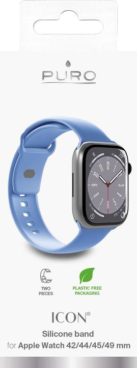 Actual product image Puro ICON Strap For Apple Watch 42-44-45-49mm (Silicone)