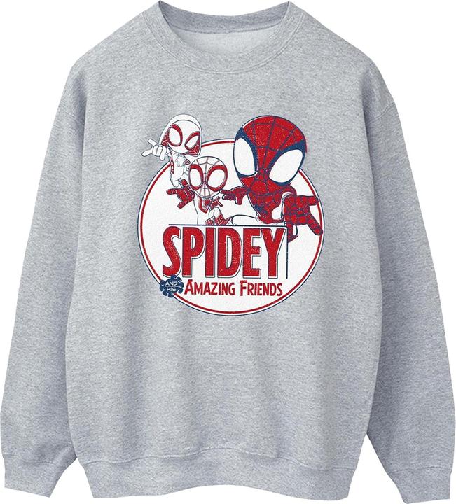 Actual product image Womens/Ladies Spidey And His Amazing Friends Circle Sweatshirt (M)