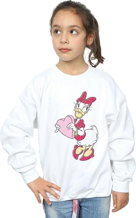 Produktbild Disney Daisy Duck Love Heart Sweatshirt Mädchen (152, 158)