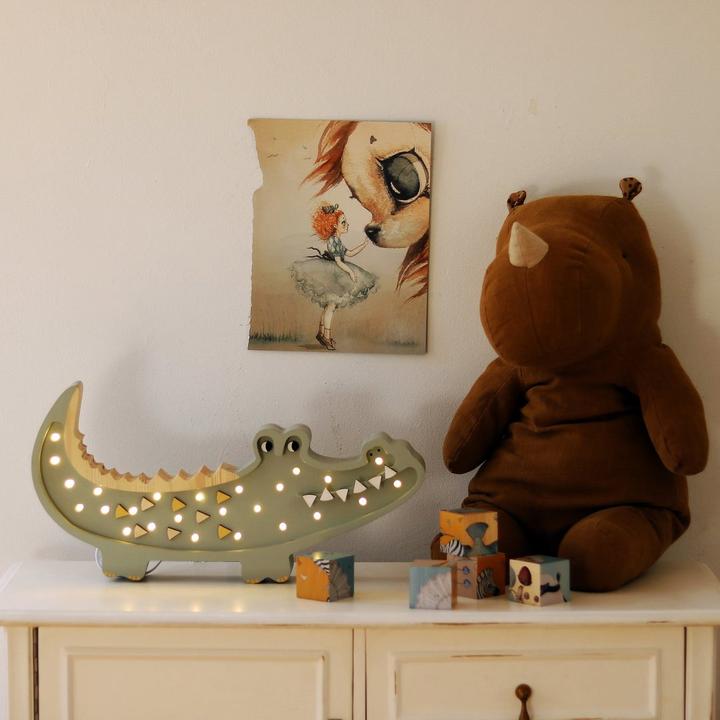 Image du produit Little Lights Lampe de nuit Crocodile