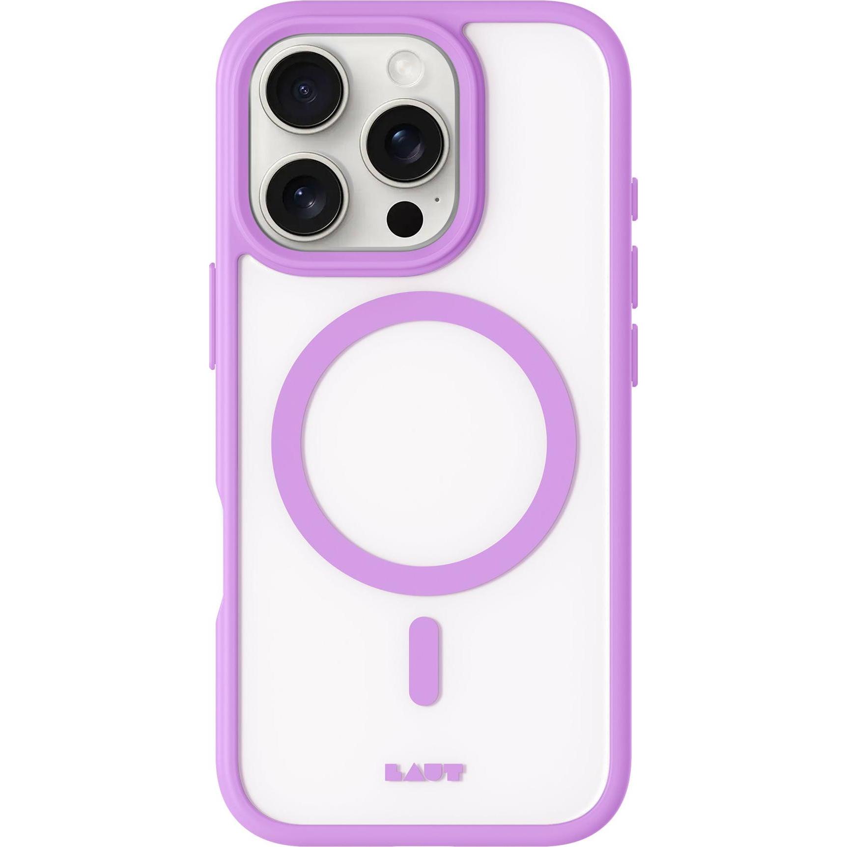 Laut Huex Protect iPhone 16 Pro Bright Pink (Apple iPhone 16 Pro), Smartphone Hülle, Pink