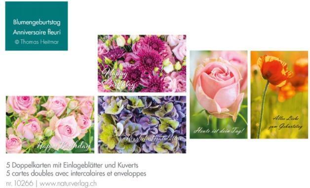 Image du produit Carte d'anniversaire (5 pcs)