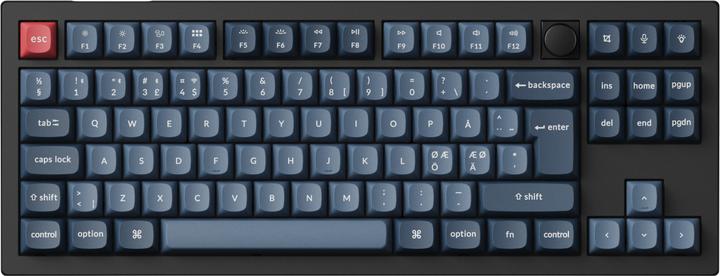 Produktbild Keychron V3 Max 80% Mechanische Tastatur, Jupiter Red Switches (Eng. Int., Kabellos, Kabelgebunden)