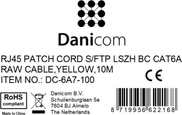 Produktbild Dsit CAT 6a Netzwerkkabel LSOH (CAT6a, 10 m)