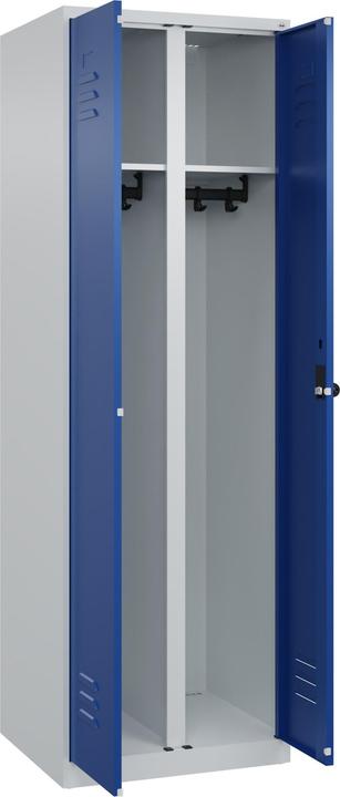 Actual product image C+P Black and white locker Classic PLUS (60 cm, 185 cm)