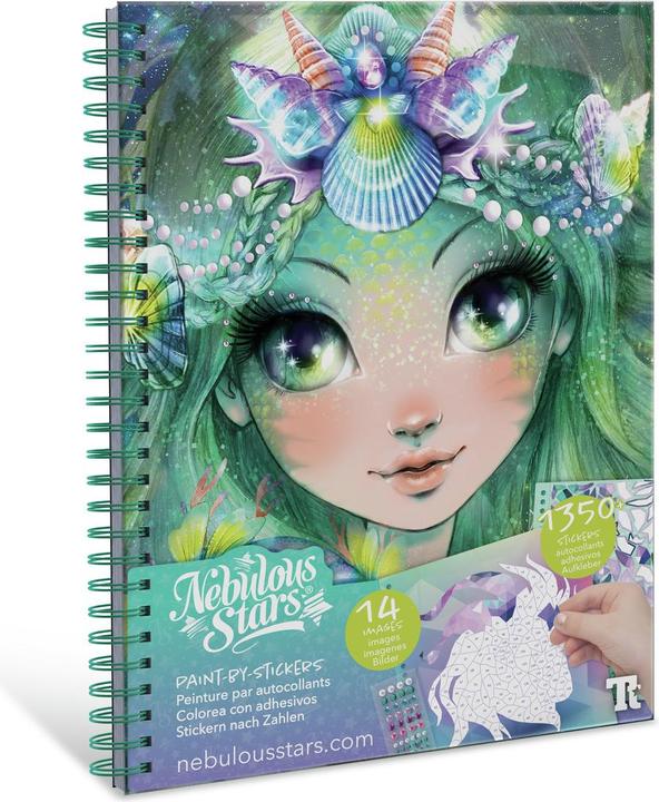 Actual product image Nebulous Stars Stickers by numbers
