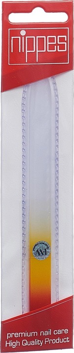 Actual product image Nippes Glass nail file in case, assorted, rainbow colours, 14 cm