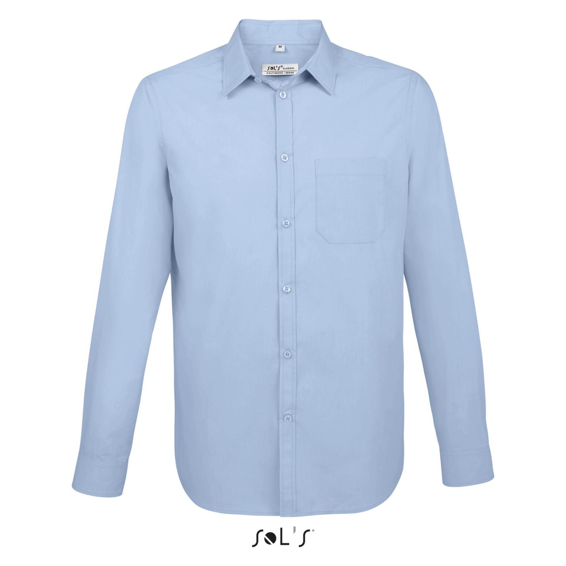 Sol's, Herren, Hemden, Baltimore Fit, Weiss, (3XL)
