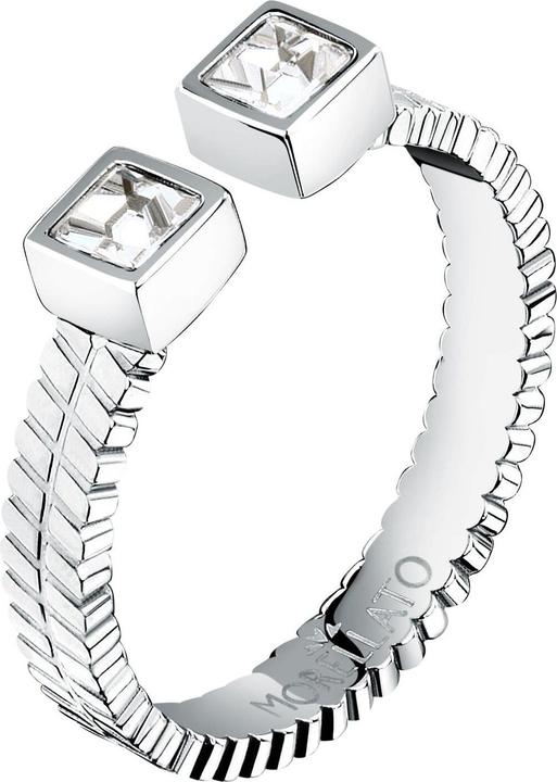 Produktbild Morellato Open Steel Ring With Crystals Gioia Savy3901 (52)
