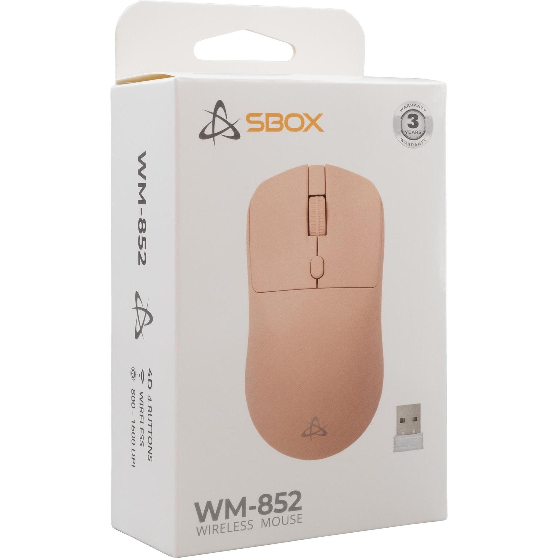 Sbox WM-852 Rosa Drahtlos (Kabellos) (WM-852P)