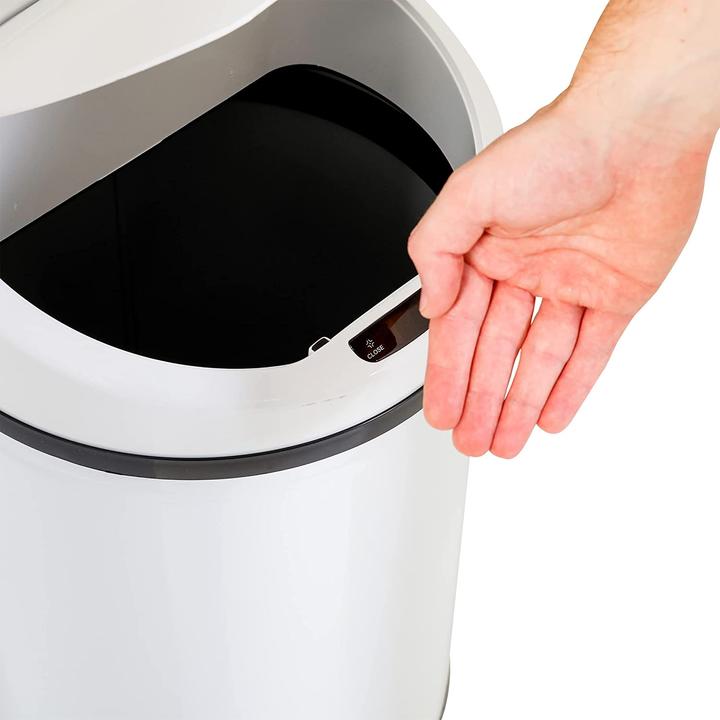 Actual product image Ribelli Stainless Steel Sensor Bin (white, 30 litres) (30 l)