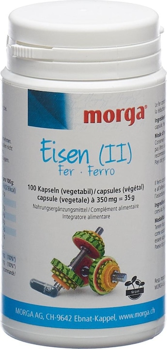 Actual product image Morga Iron II Capsules (100 Piece, Capsules, 300 g)