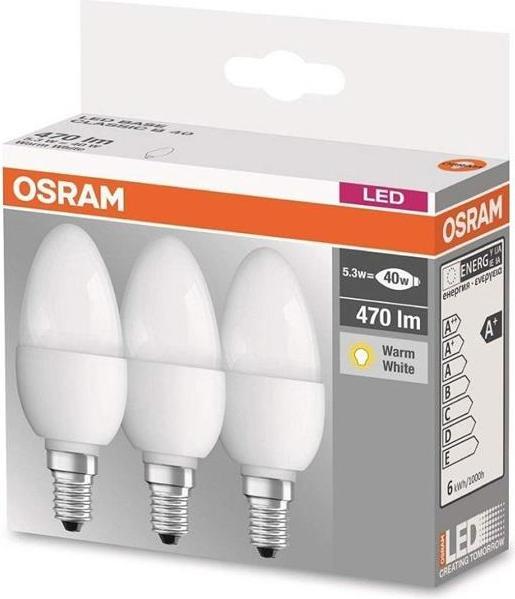 Image du produit Osram Base de LED (E14, 470 lm, 3 x)