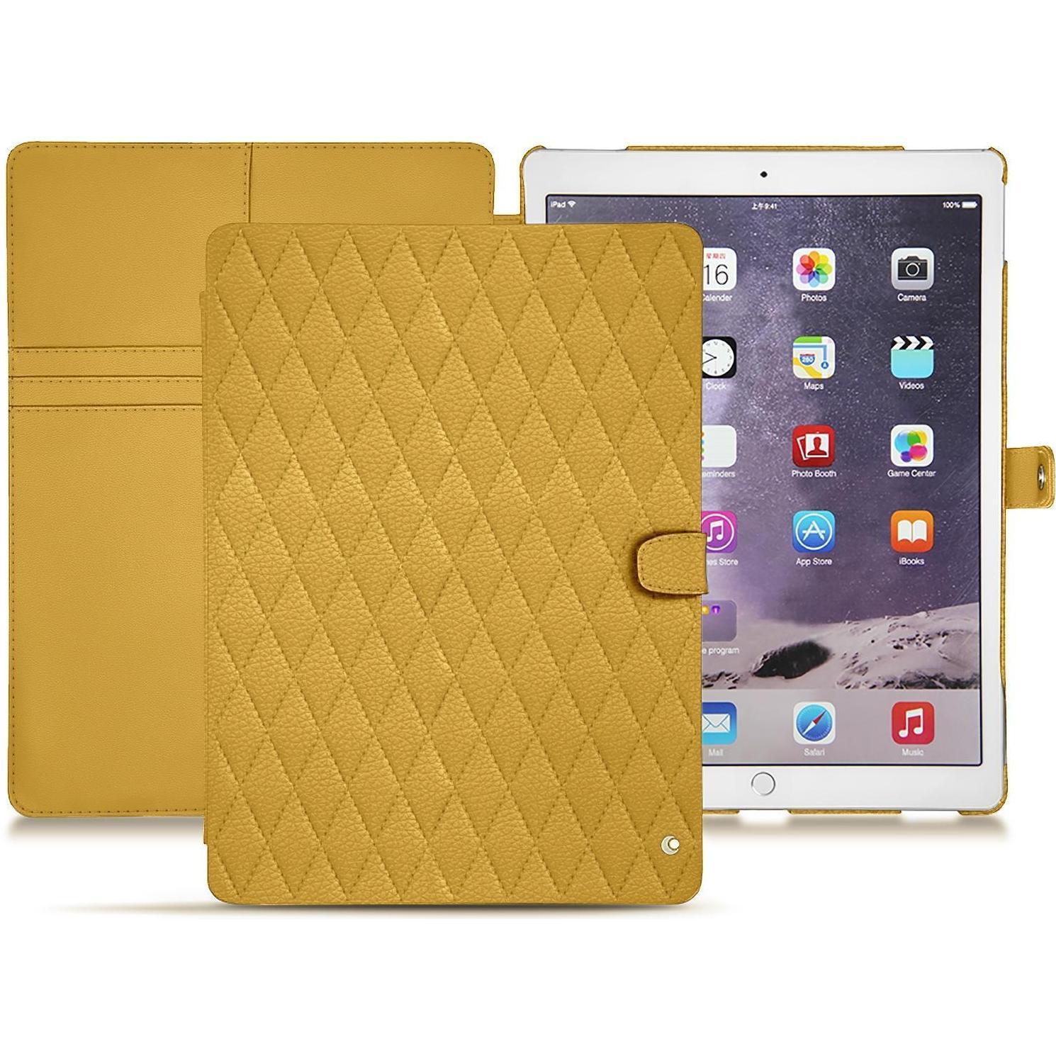 Noreve Lederschutzhülle Wallet (iPad Pro 12.9), Tablet Hülle, Orange