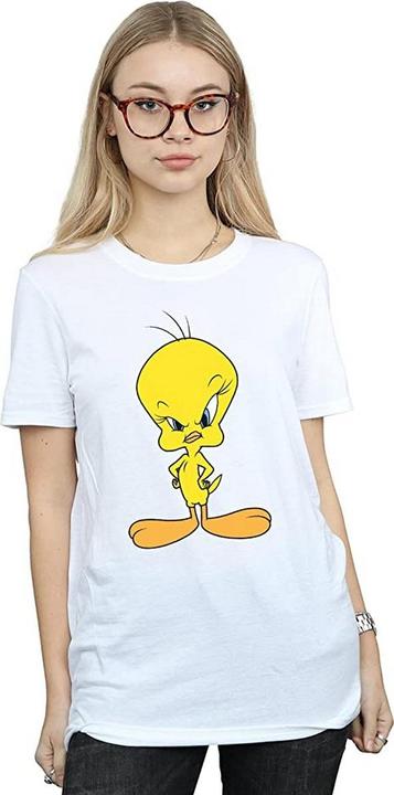 Immagine prodotto Looney Tunes Maglietta da donna/ragazzo in cotone Angry Tweety (L)