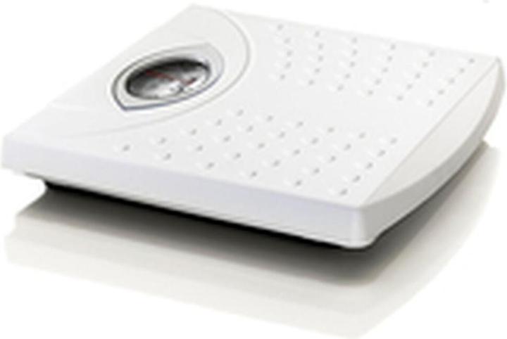 Produktbild Laica PS2015 Rechteckige weisse mechanische Waage (125 kg)