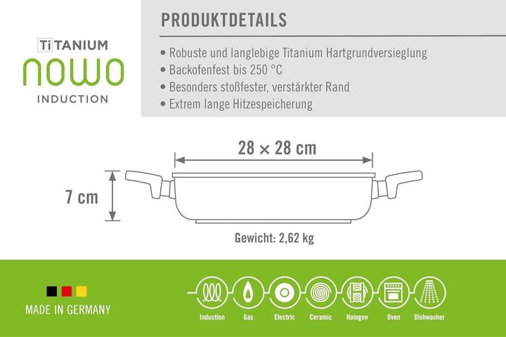 Actual product image Woll Cast iron pan (Cast aluminium, 28 x 8.60 cm)