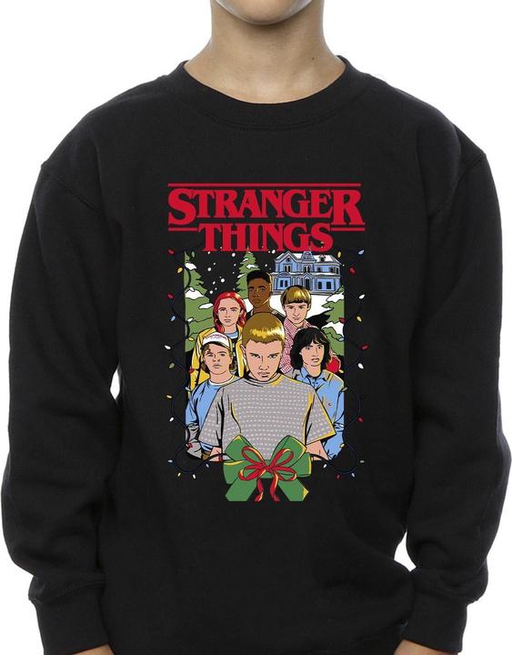 Immagine prodotto Netflix Stranger Things Christmas Poster Felpa Ragazzi (152, 158)