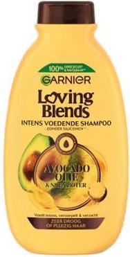 Actual product image Garnier Loving Blends Shampoo Avocado Oil & Shea Butter