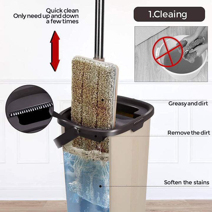 Actual product image Masthome Wischmopp und Putzeimer Set (1 pcs.)